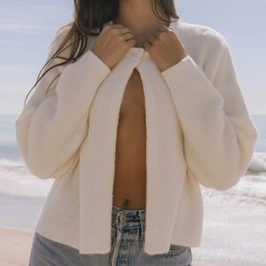 Daily Drills Single Button LongSleeve Sweater